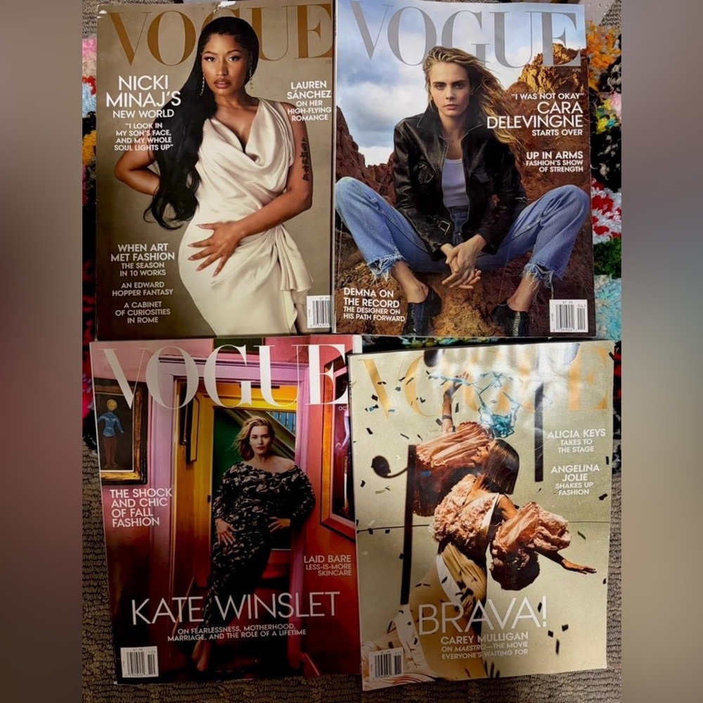 Vogue magazine x4